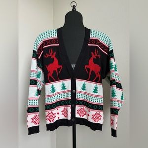 Vintage women’s Christmas sweater petite medium